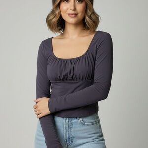 Wilfred | Square Neck Long Sleeve Top